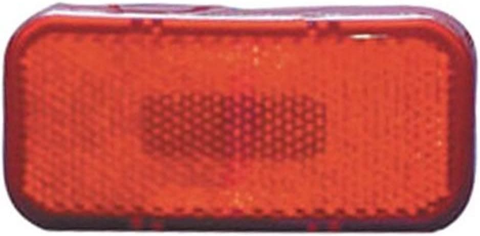 Fasteners Unlimited 12V Red Rectangle LED Clearance Light
