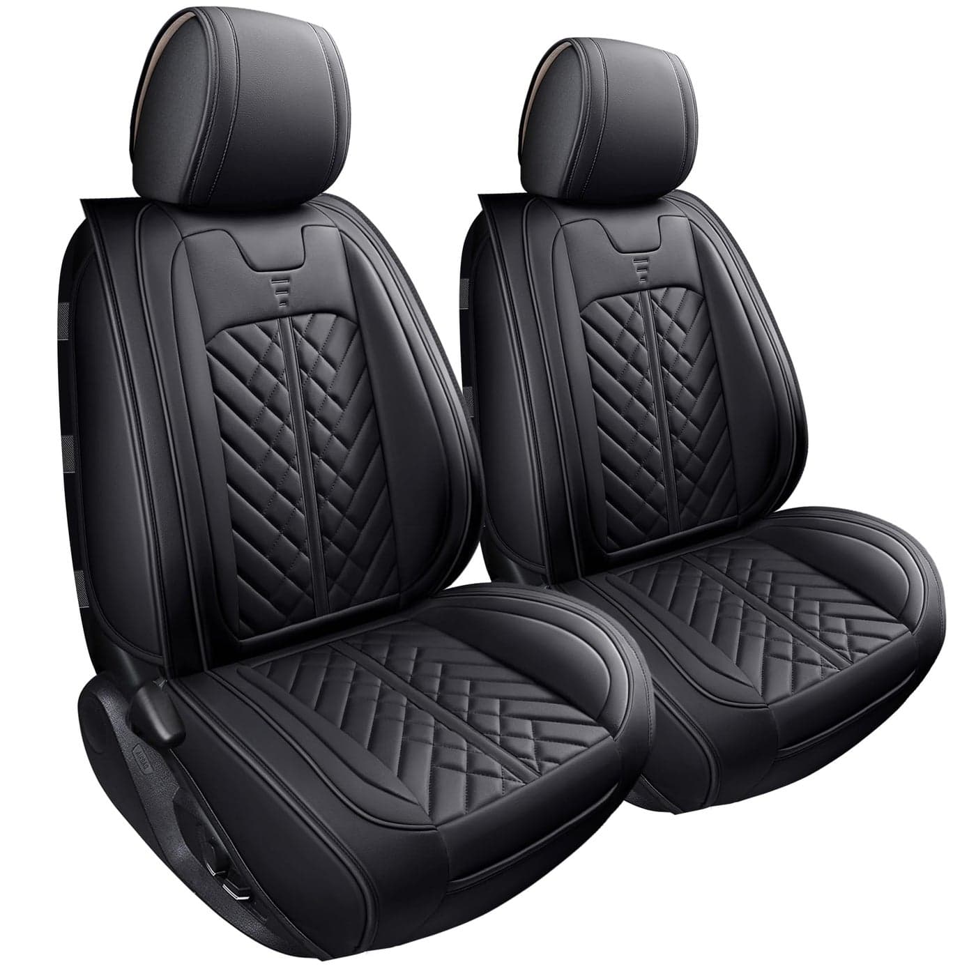 Tomatoman Toyota Tacoma Seat Covers Front Custom for 20052022 2023 2024 2025 Trucks Access Crew Extended Double Cab TRD Sports SR V6 Heavy Duty Car Cushions2 PCS FrontBlack