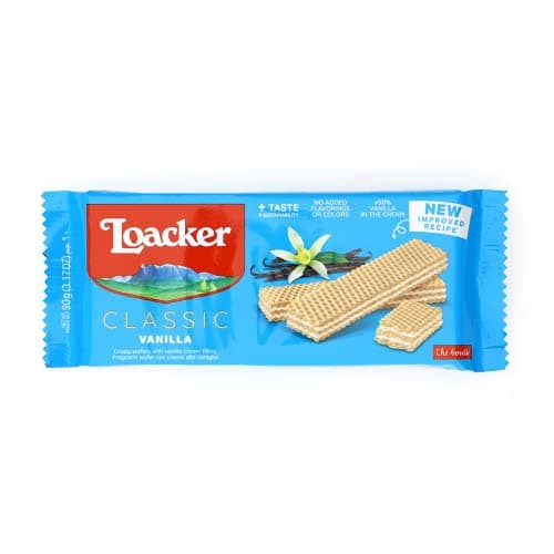 Loacker Classic Wafer Vanille(Vanilla) 90gram - Italy