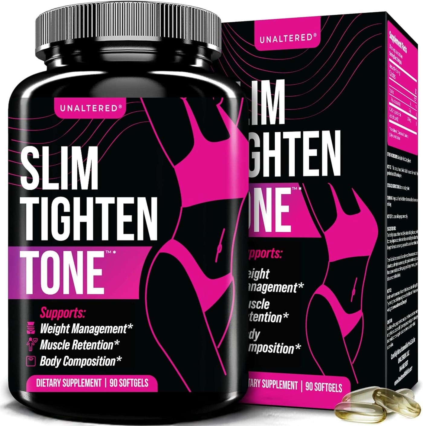Belly Fat Burner for Women Slim Waist Lose Stomach Fat Reduce Bloating Natural Weight Loss Pills Appetite Suppressant Metabolism Booster 90 Capsules