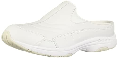 Easy Spirit womens Tourguide Mule, White Leather, 10 US