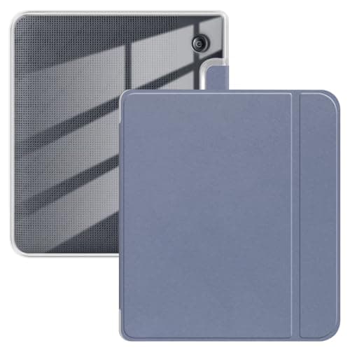 Case for 7 Kobo Libra Colour 2024 Released Ultra Clear Soft Flexible Transparent TPU Back Cover with Auto SleepWake for Kobo Libra Colour Dark Gray