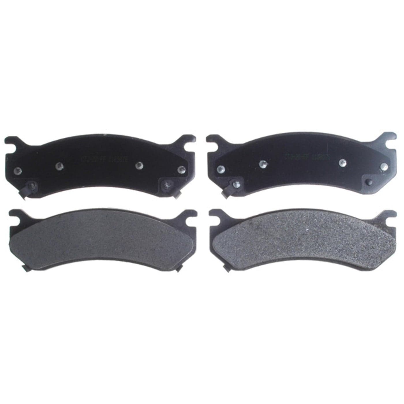 ACDelco Silver Rear Brake Pad Set 14D785MH GM 19286096 SemiMetallic Rear Brake Pads for Select Hummer Cadillac Chevy Chevrolet GMC and more