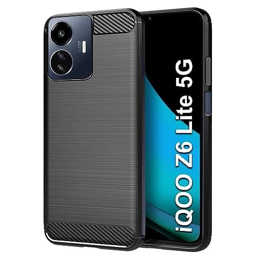 Fashionury Back Cover Case for iQOO Z6 Lite 5G | Hybrid Protection Bumper | Anti-Slip Grip | Ultimate Rubber TPU Stylish Back Case Cover for iQOO Z6 Lite 5G (Hybird)
