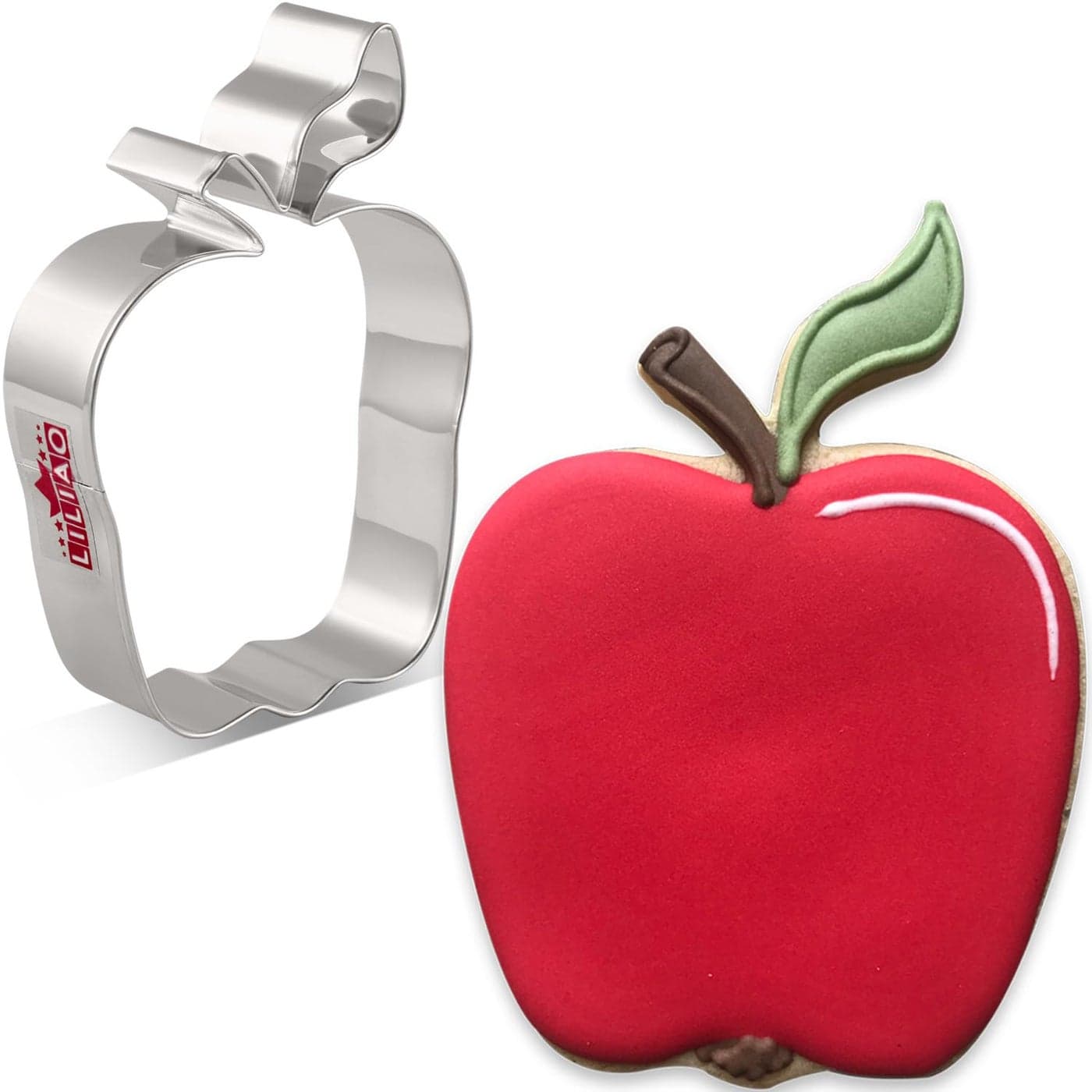 LILIAO Apple Cookie Cutter 28 x 4 inches Stainless Steel
