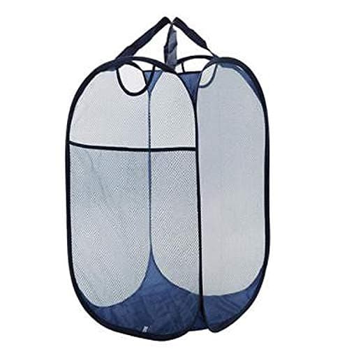 Kuber Industries Nylon Mesh Laundry Basket, 30 LTR,CTKNEW195