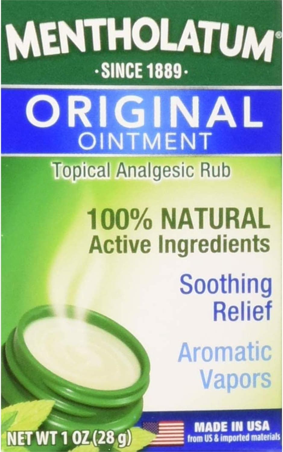 Original Ointment Soothing Relief Aromatic Vapors oz No Color 1 Ounce Pack of 3
