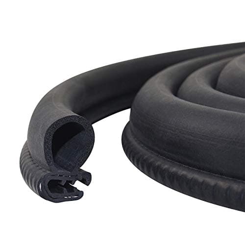 Storystore Automotive Door Weather Stripping 10Ft Car Door Rubber Edge Trim Seal Strip Gasket with Side Car Door Seal for Car Bus Camper Boat RV Truck Doors
