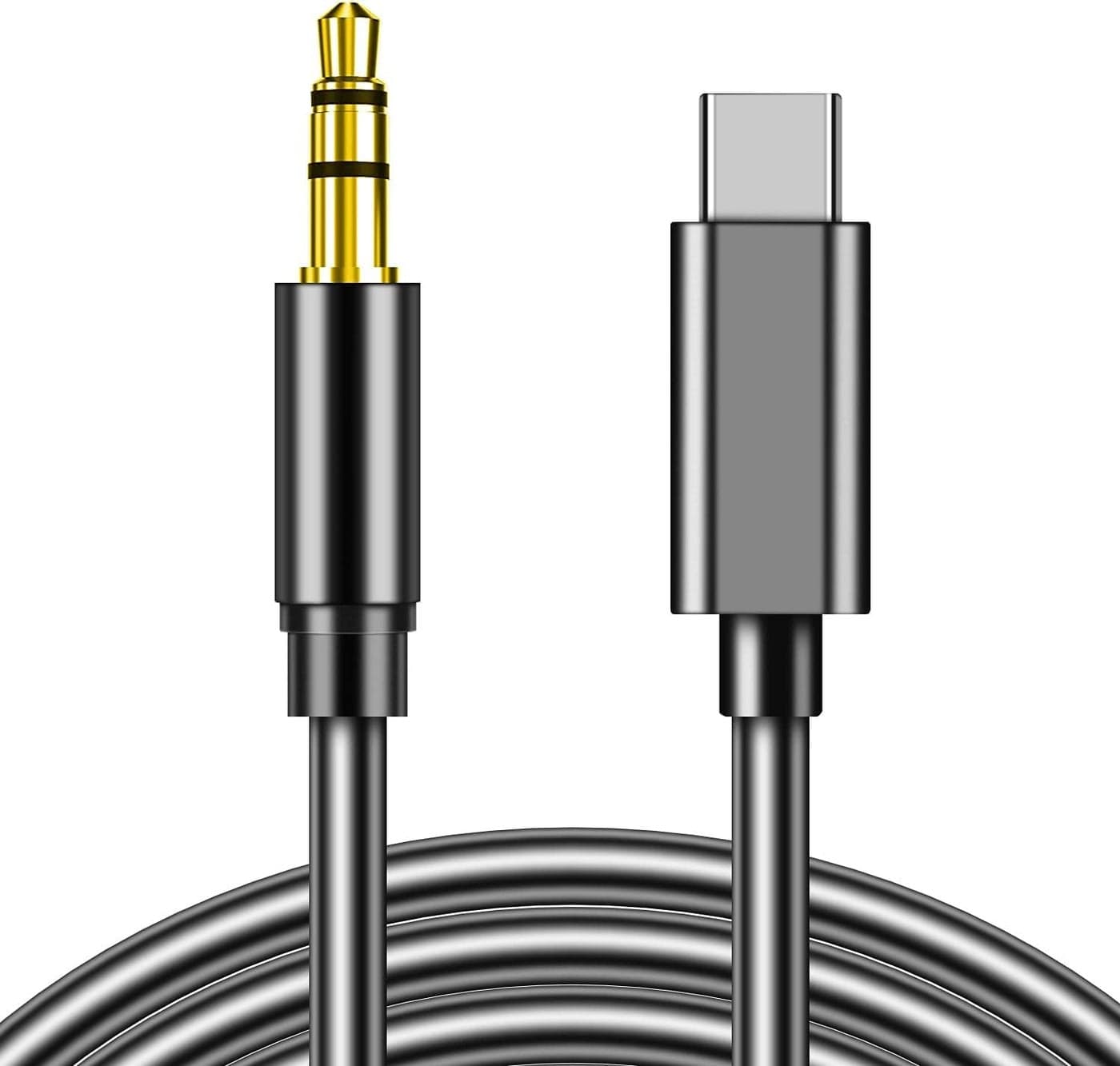 Mxcudu USB C to 3.5mm Audio Aux Jack Cable, USB C to 3.5mm Headphone Audio Cord Car Stereo Aux Cable Compatible with iPhone 16/16 Pro Max/15/15 Pro, Galaxy S24/S24 Ultra/S23/S22/Z Fold 5, Pixel 8/7/6