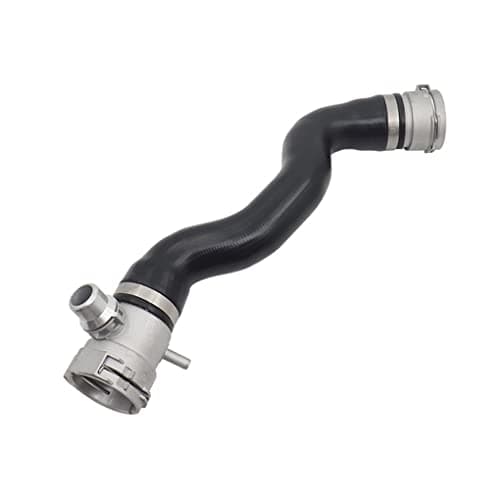 Bomunik 17127619684 Aluminum Fitting Radiator Coolant Hose 2012-2016 For BMW F10 528i 2012-2016, 528i xDrive, L4 2.0L Petrol Sedan, Replacement # 17127619684 70686 273531A 0011023664 754297 43SKV642