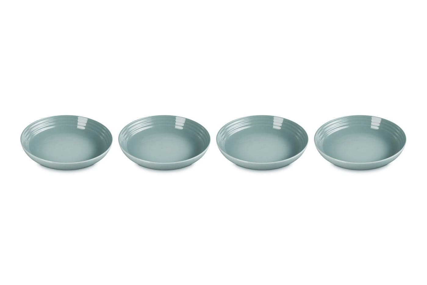 Le Creuset Stoneware Set of 4 Pasta Bowls, 8.5" each, Sea Salt
