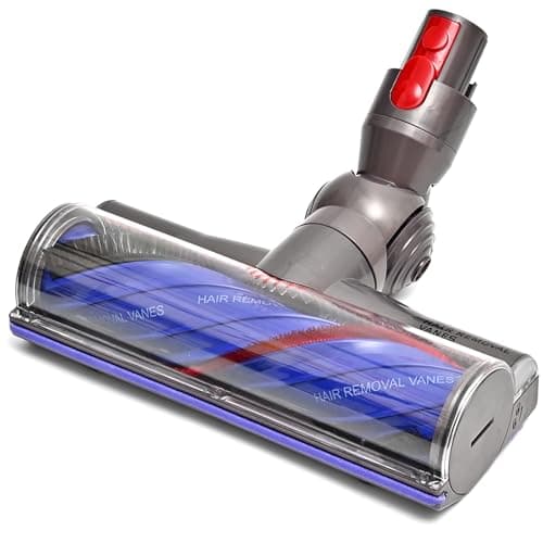 Upgrade AntiTangle Replacement Vacuum Head for Dyson V7 V8 Cyclone V10 V11 V15 Cordless Vacuum Cleaners Quick Release MotorHead Brush Roller for Dyson Vacuum Attachments Parts