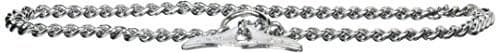 Herm Sprenger Chrome Plated 24 Inches by 2.5mm Choke Chain Training Collar with Toggle Closure