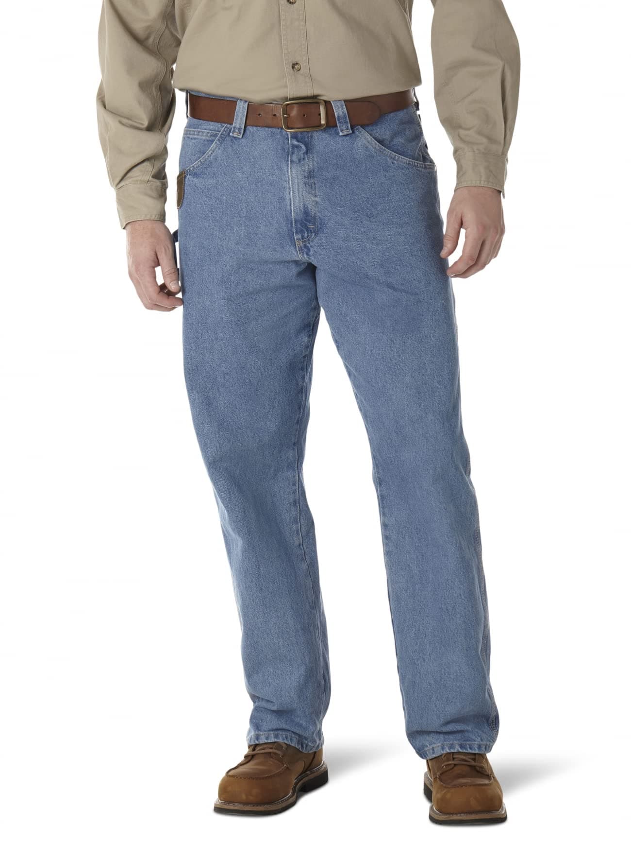 Wrangler Riggs Workwear mens Ripstop Carpenter jeans, Vintage Indigo, 40W x 30L US
