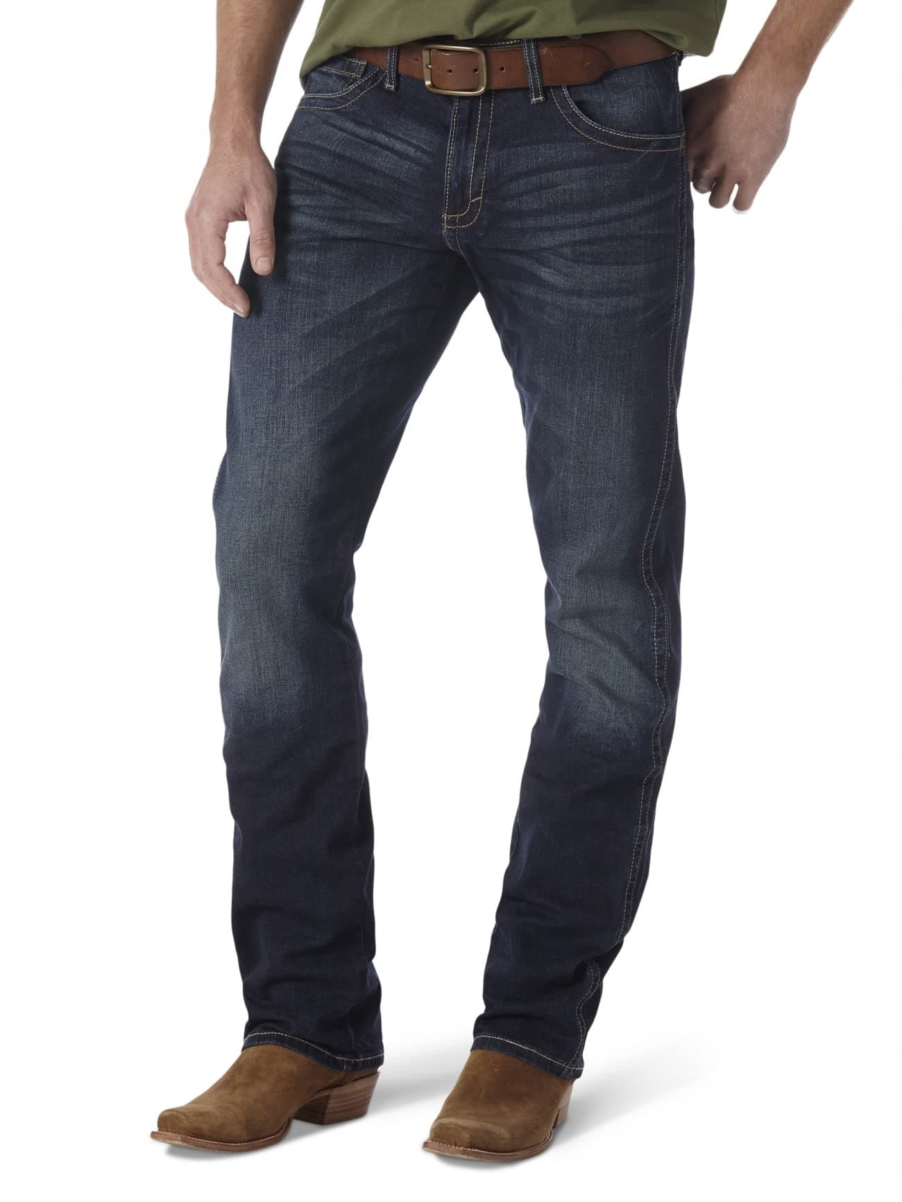 Wrangler mens 20x Slim Fit Straight Leg Jeans, Denver, 34W x 32L US