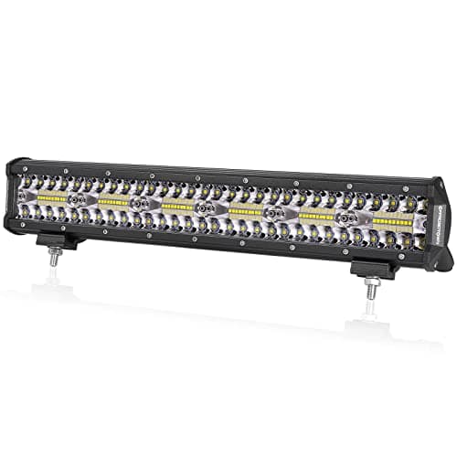 OFFROADTOWN 18inch LED Light Bar Off Road Driving Light LED Fog Lights Waterproof LED Work Light Bumper Light for Truck Pickup UTV SUV Bronco Can-Am
