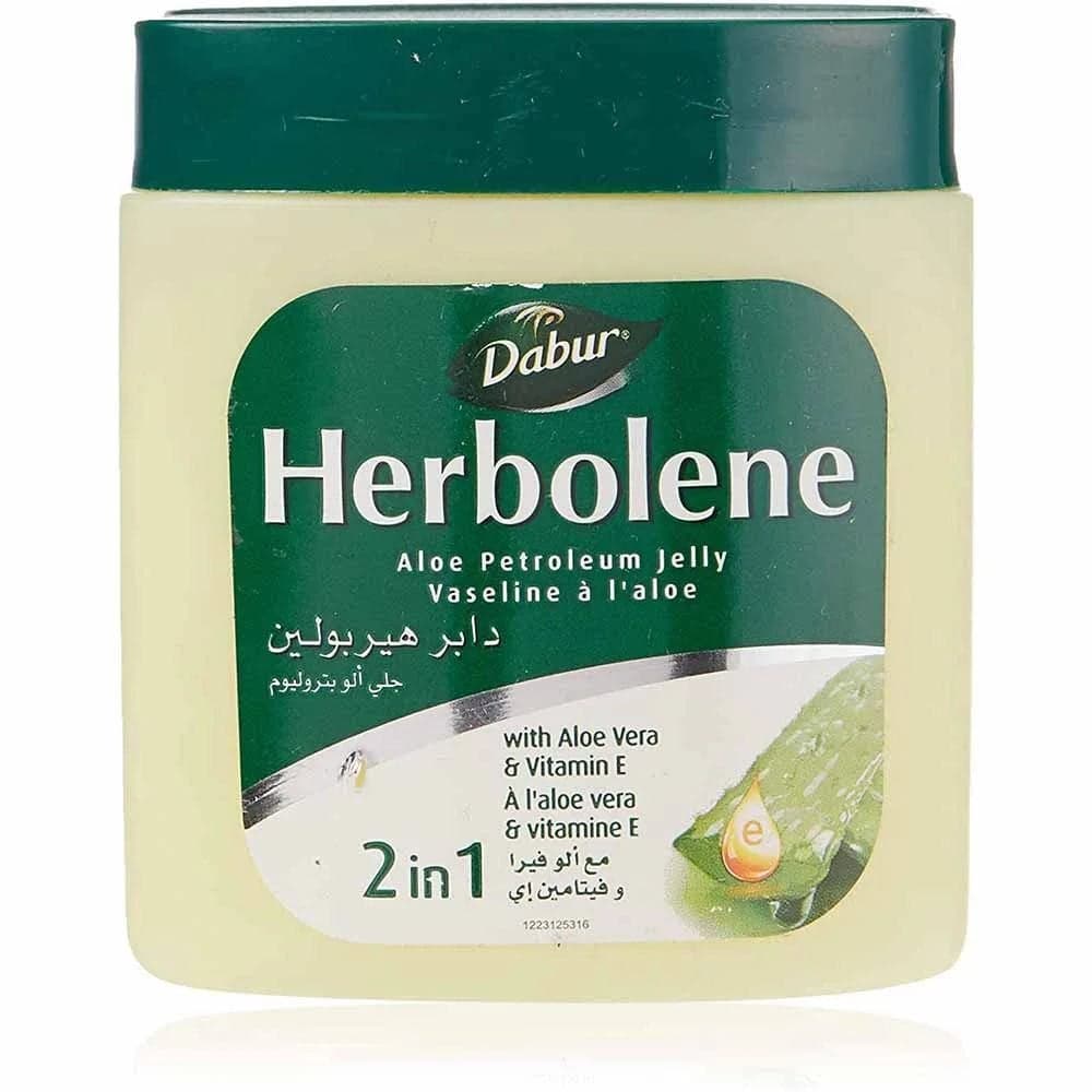 Dabur Herbolene 2 in 1 Aloe Gel Cream With Aloe Vera and Vitamin E, 225ml
