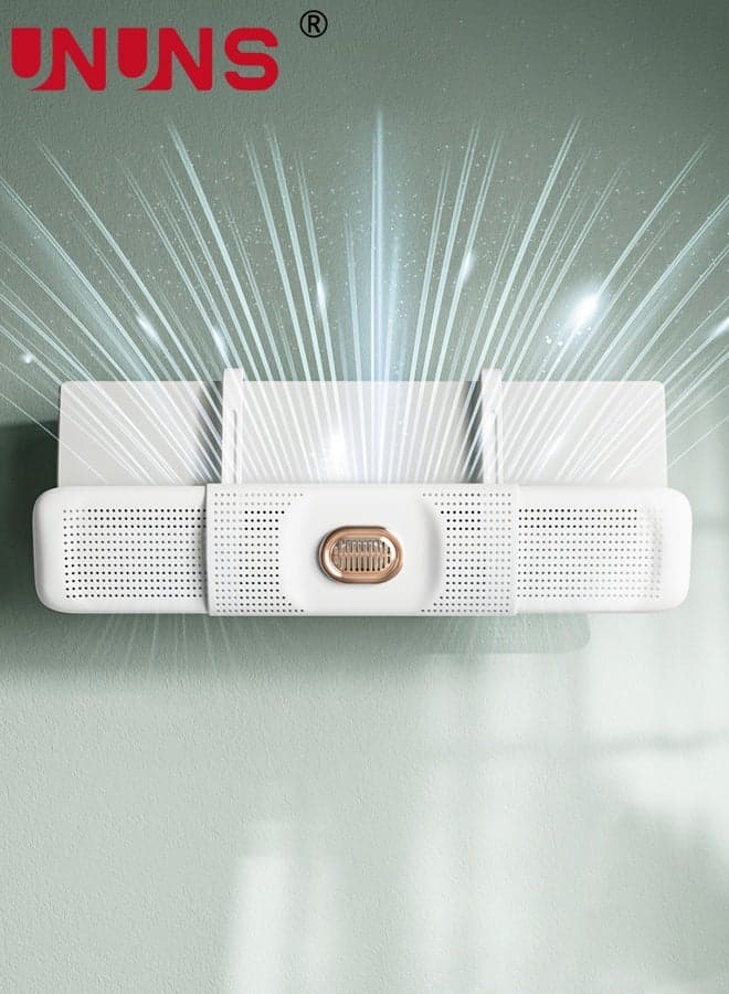Air Conditioner Deflector,Adjustable Air Deflector With Aromatherapy,Telescopic Air Conditioning Wind Baffle With Length 74-98cm For Wall Mounted Air Conditioners