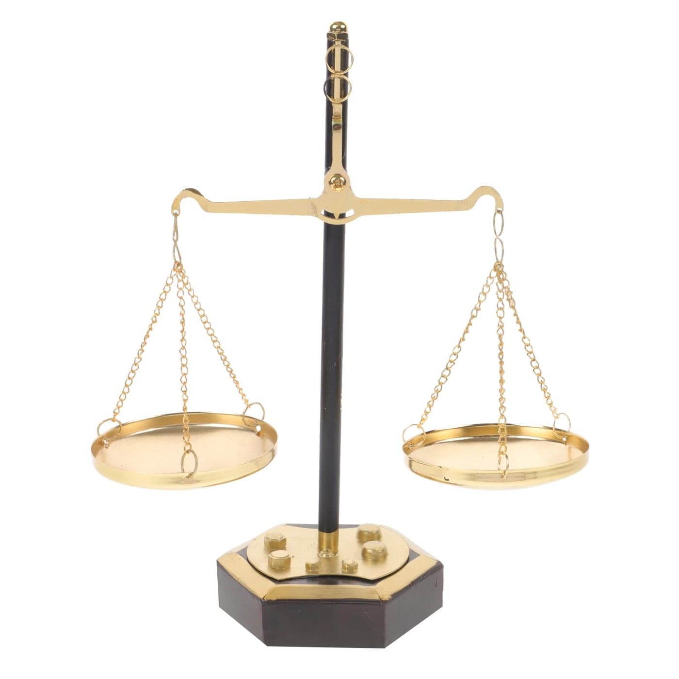 Amosfun Vintage Style Metal Libra Jewelry Towers Scale Tray Lawyer Scale of Justice Farmhouse Candleholder Cosmetic Organizer Jewelry Display Tray Home Centerpiece Decor