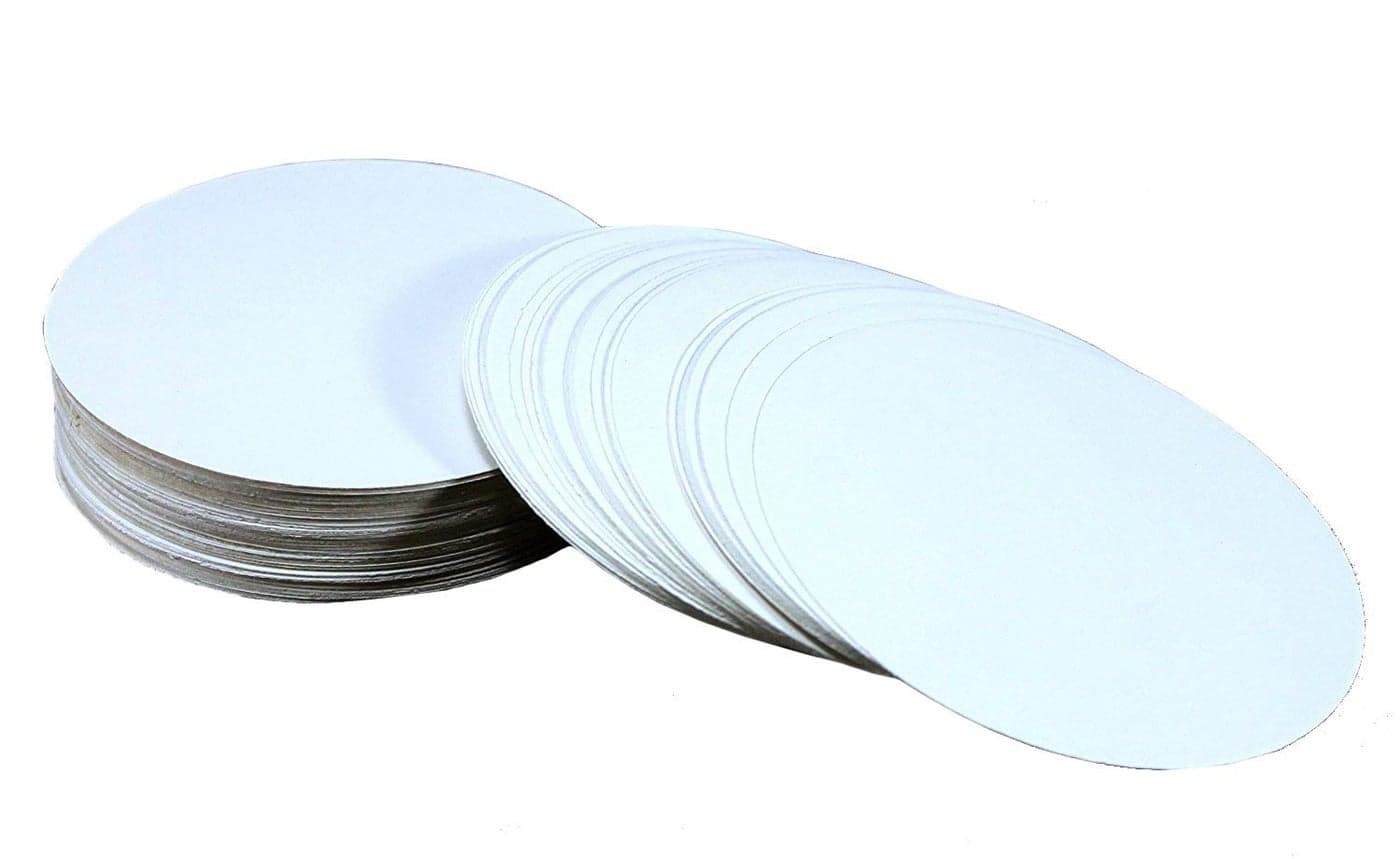 eSplanade Disposable Coaster Made with Paper Set of 100 Use and Throw Beer Coasters Perfect for Bar Hotel Restaurant Purpose Parties Round