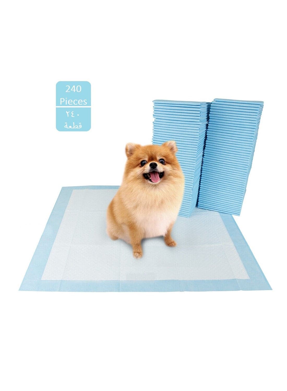 240-Pieces Packed In 8 Pouches Cherry Medical Supply 60 Cm X 45 Cm Pet Training Pads And Puppy Pads Super Absorbent