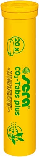 sera CO2Tabs Plus 20 Tabl 31 oz 90 g Each Tablet Releases 100 ml in Aquarium Co2 Reactor Simple Use with Diffusion Reactor for Wholesome Plant Growth C02 for Aquarium Plants