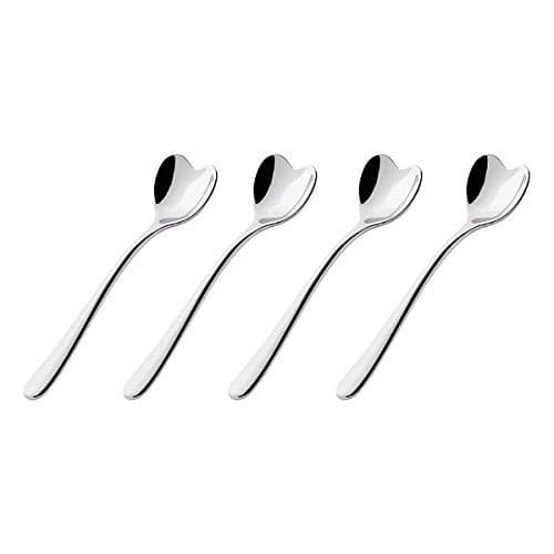 Alessi AMMI08SET "Il Caffe'Alessi" 4 Piece Spoon Set, Silver