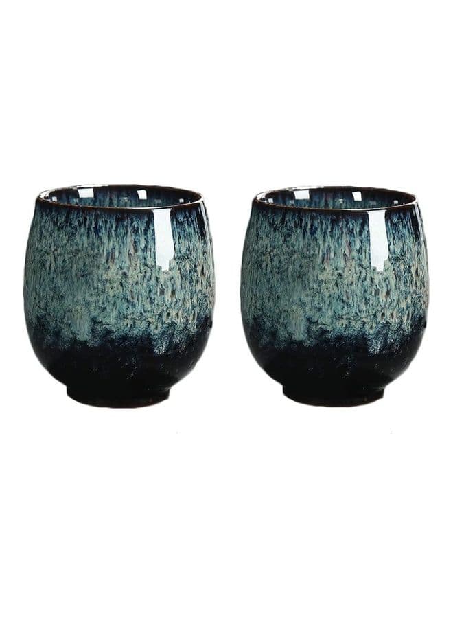 Set Of 2 Double Walled Coffee Cup Multicolour