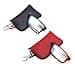 GOOSEN 2Pack Reading Glasses for Women Men Keychain Bags Compact Folding Readers Clear Lens Blue light Glasses Spring Hinge Black Red 15 x