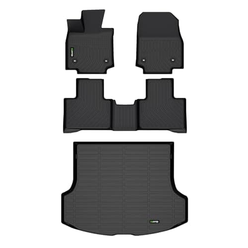 HAFIDI All Weather Car Floor Mats & Cargo Liner for 2023 2024 2025 RX /RX350 /RX350h /RX500h (NOT for RX450h+ PHEV) Custom Fit Full Set Accessories - Black