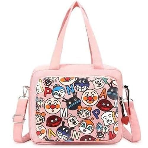 Winnies Diaper Bag Mummy Tote | Travel Nappy Tote for Baby Care | Multifunction Maternity Cross Body Bags with Zipper Closure Lightweight Hand-Carry Totes for Moms & Newborn Essentials (Pink)