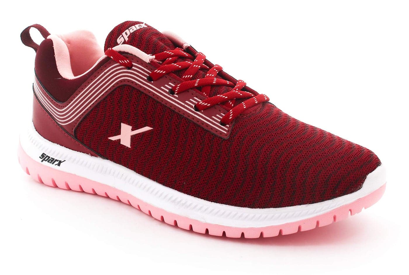SPARX Women SL-164 Burgundy Baby Pink Sports Shoes