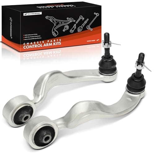 APremium 2 x Front Rearward Upper Control Arm with Ball Joint Bushing Compatible with Lexus LS460 20072017