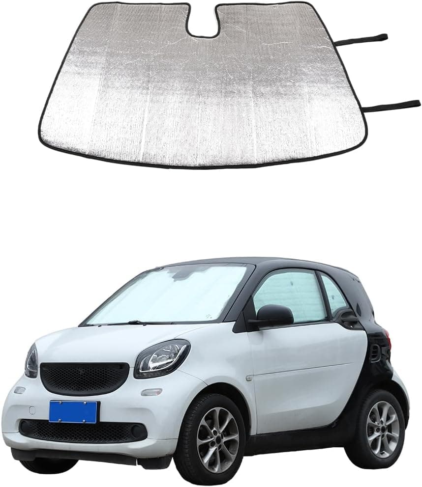 YIWANG Car Windshield Sunshade for Mercedes Benz Smart - UV Rays Sun Visor Protector