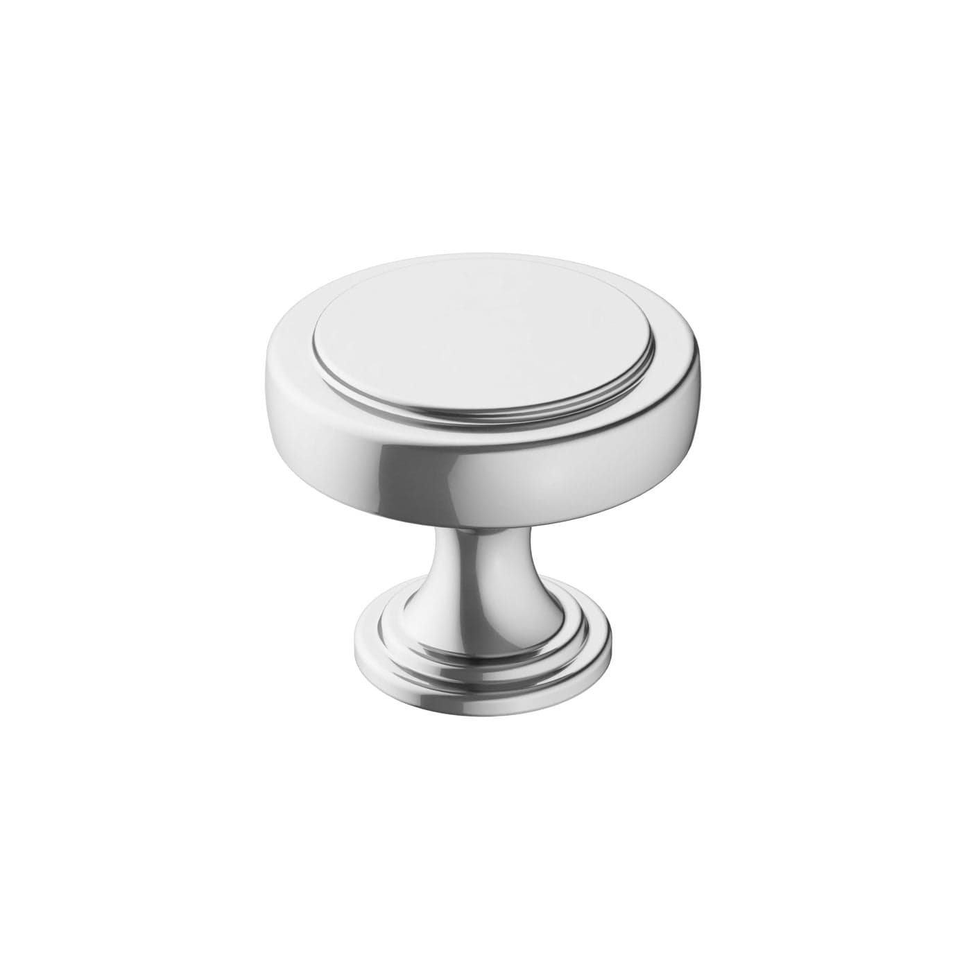 Amerock Cabinet Knob Polished Chrome 112 inch 38 mm Diameter Exceed 1 Pack Drawer Knob Cabinet Hardware