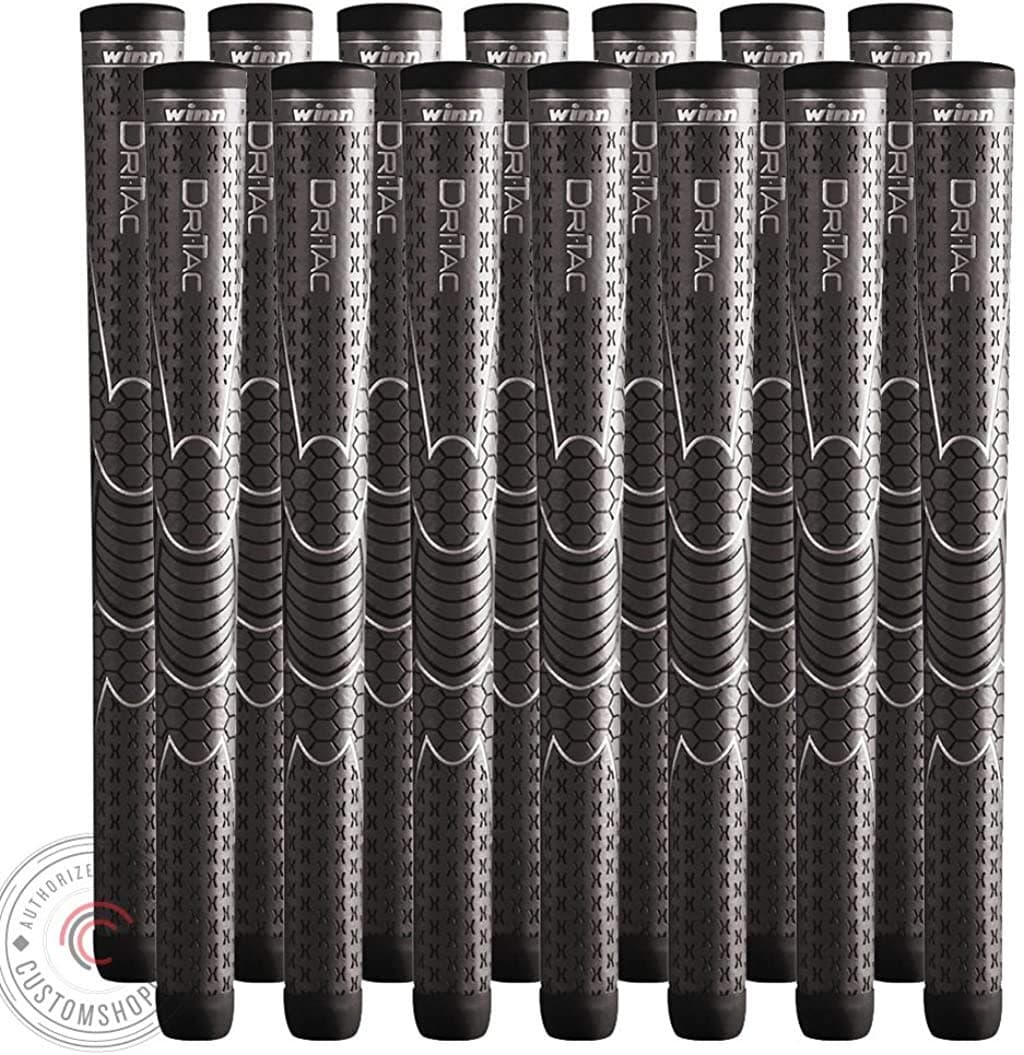 SET OF 13 Winn DriTac Oversize 18 Golf Grip Ultimate Comfort Tackiness and Shock Absorption for AllWeather Playability