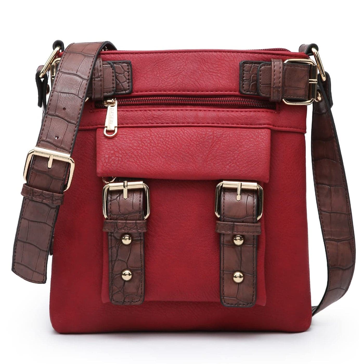 Dasein Top Belted Crossbody Bags for Women Soft Leather Messenger Bag Shoulder Bag Travel Purse large sizered