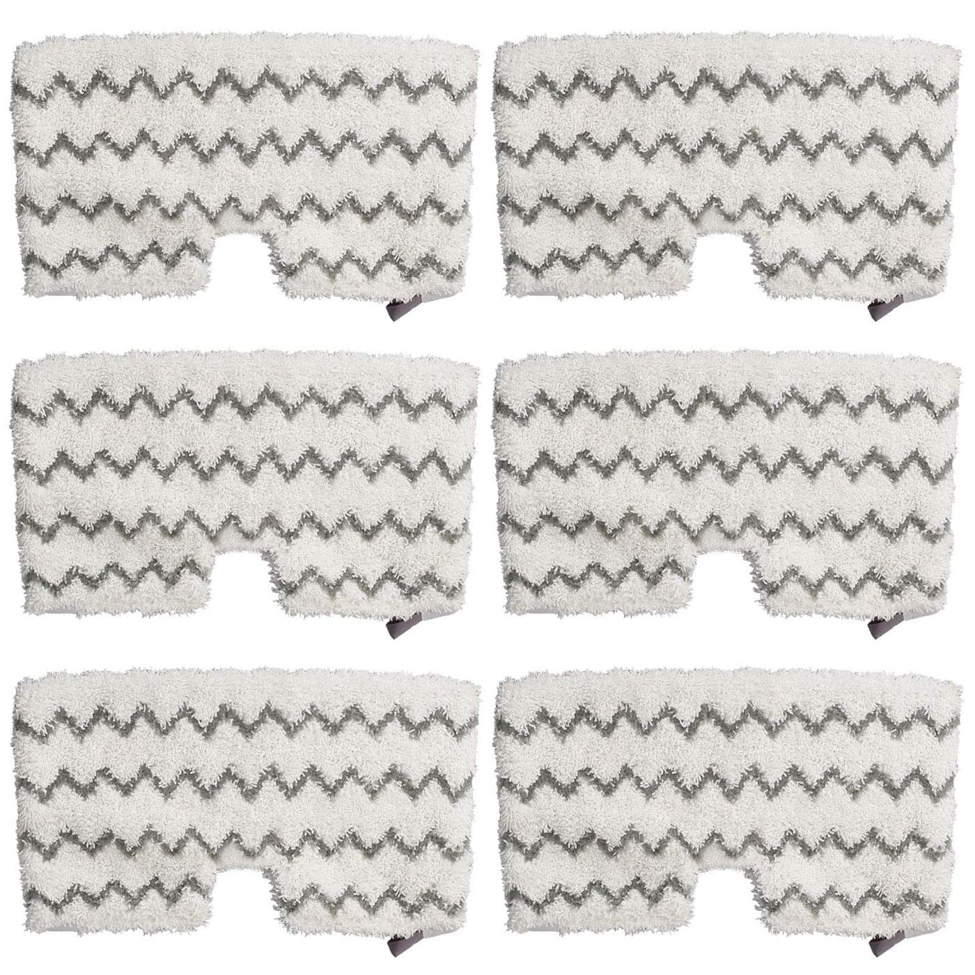 Extolife 6 Pack Steam Mop Pads Replacement for Shark Steam Pocket Mops S3501 S3601 S3550 S3801 S3901 S3601D S3801CO S3901D S3455K S2902 SE450