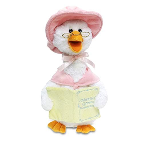 Cuddle Barn Mother Goose Animated Stuffed Animal Reads Nursery Rhymes 14