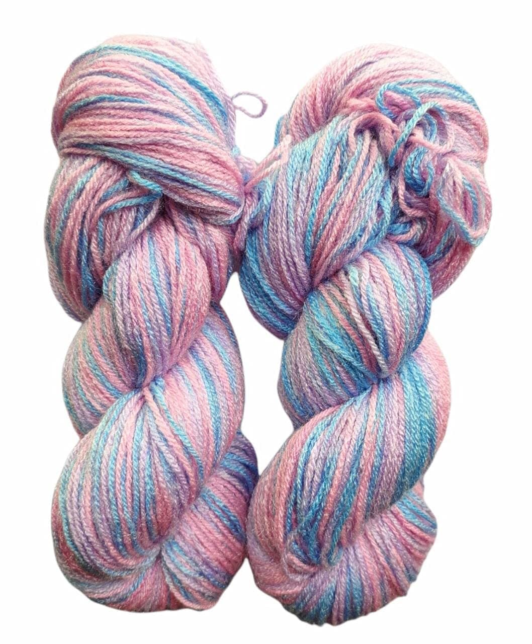 NTGS Oswal Knitting Yarn Jannat Wool, Multi Purple 200 gm Best Used with Knitting Needles, Crochet Needles Wool Yarn for Knitting. by Oswal