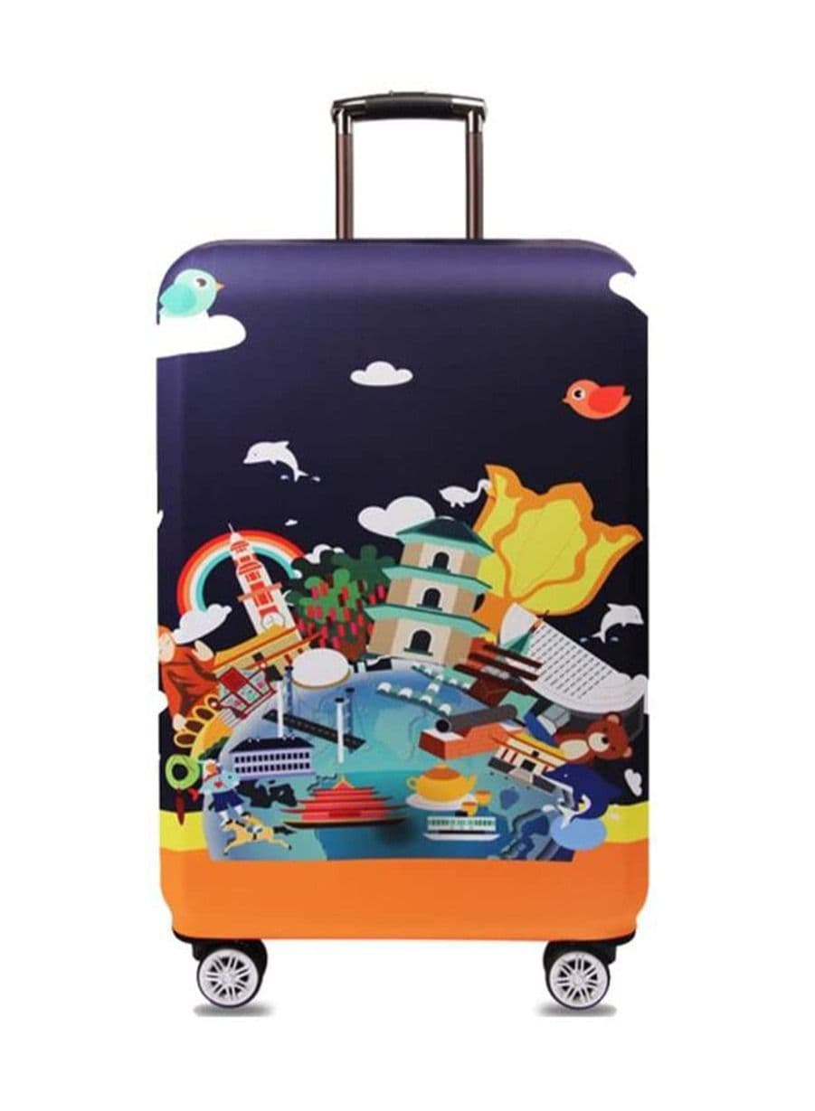Thickened Luggage Covers Travel Cover Spandex Suitcase Protector Multicolour (XL(for 29-32" luggage))