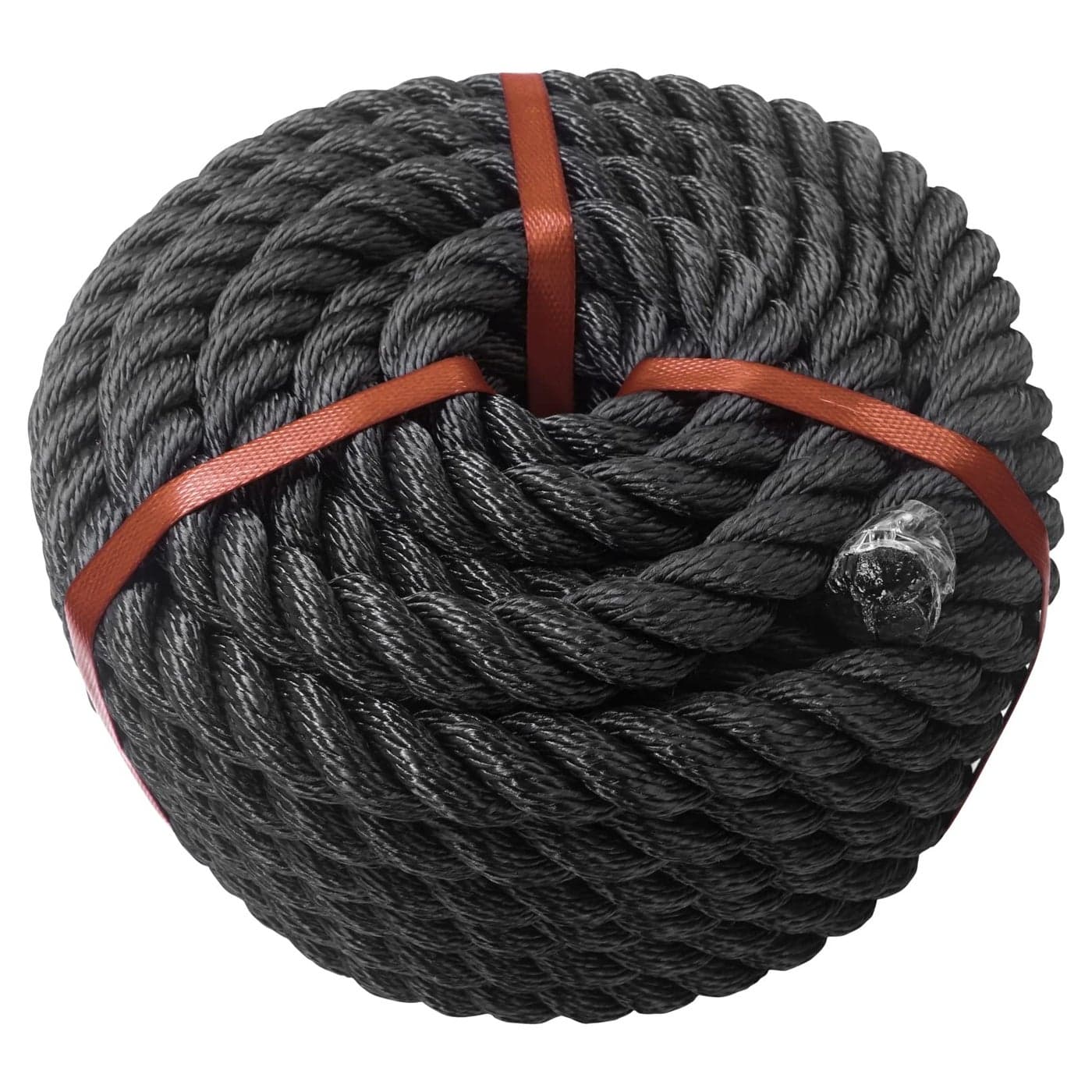 Aoneky 38 12 58 34 1 inch Black Twisted Rope 1 inch x 50 ft