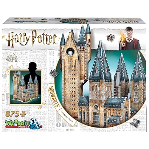Wrebbit3D Harry Potter 3D Puzzle Model of Hogwarts Astronomy Tower Hogwarts Castle Collection 875 Jigsaw Puzzle Pieces Build and Journey Through The Wizarding World