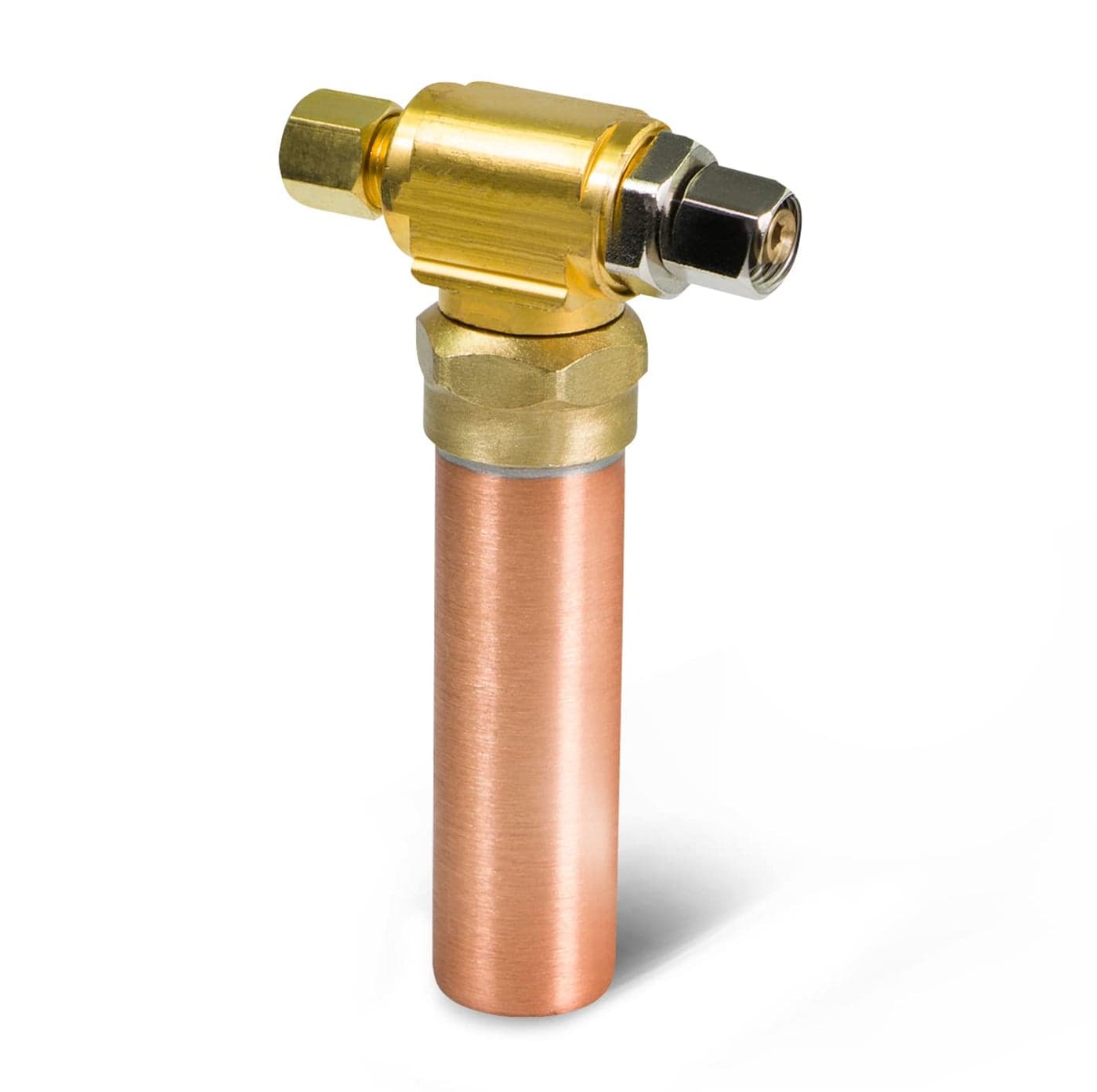 Supply Giant IS-BB-36DPNQ Compression Tee Hammer Arrestor, AA 1/4 in. OD COMP x 1/4 in. OD Femail Compression Copper