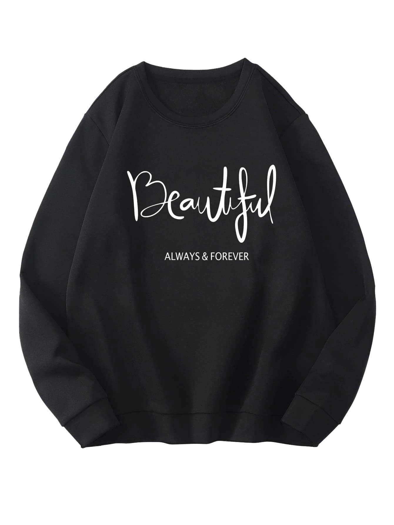 KOTTY Women Full Sleeve Round Neck Pinted Sweatshirt