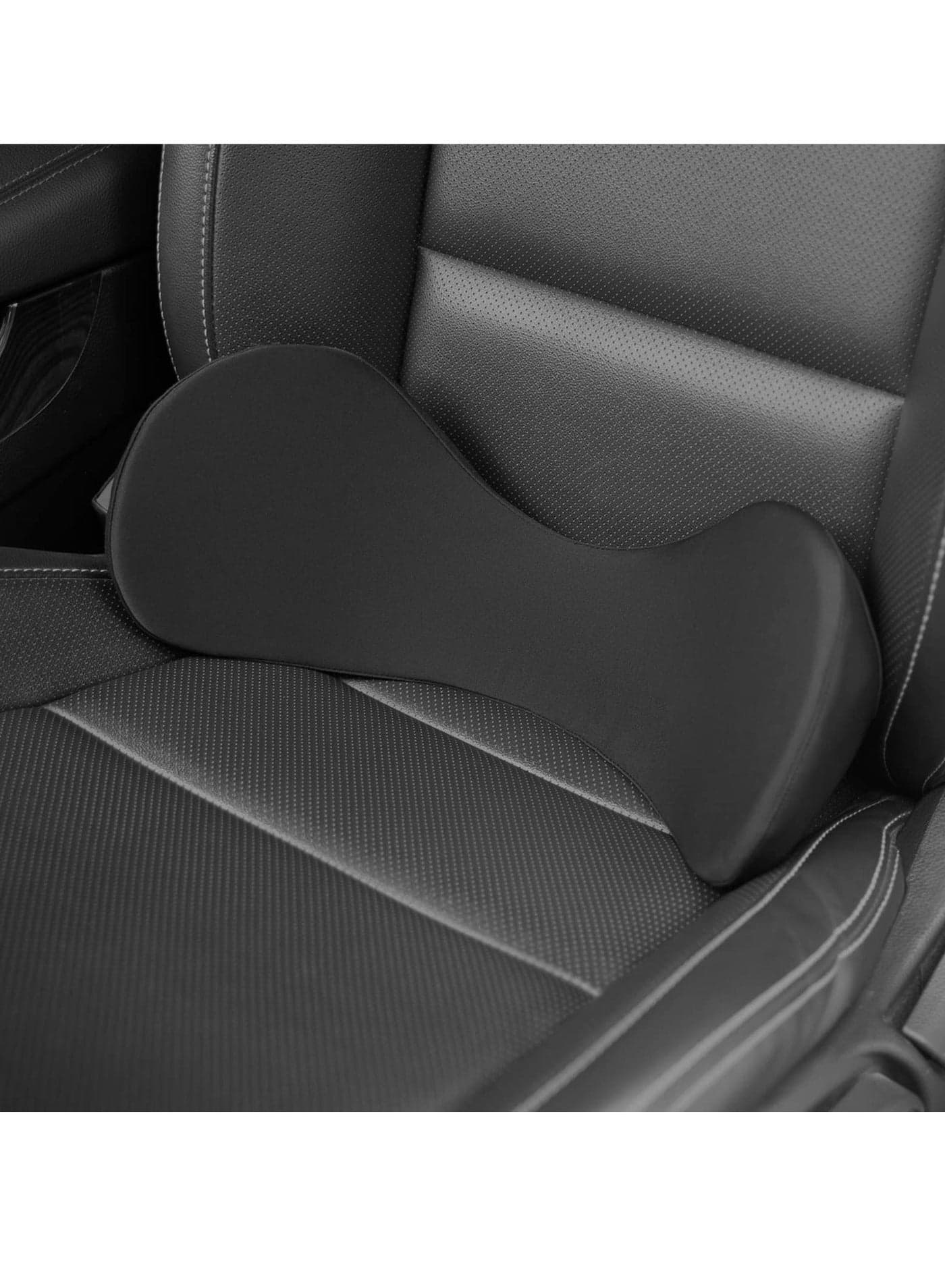 Car Seat Cushion, Memory Foam Lumbar Support Pillow,Tailbone Cushions, Fill The Space Between and Back Pad, Road Trip Essentials for Drivers,Car seat,Office,Chair