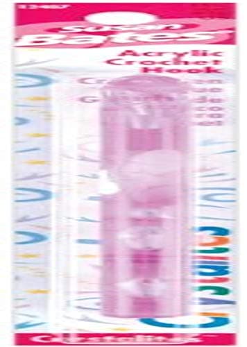 Susan Bates Crystalites Acrylic Crochet Hook 5.5", Size P16/11.5mm