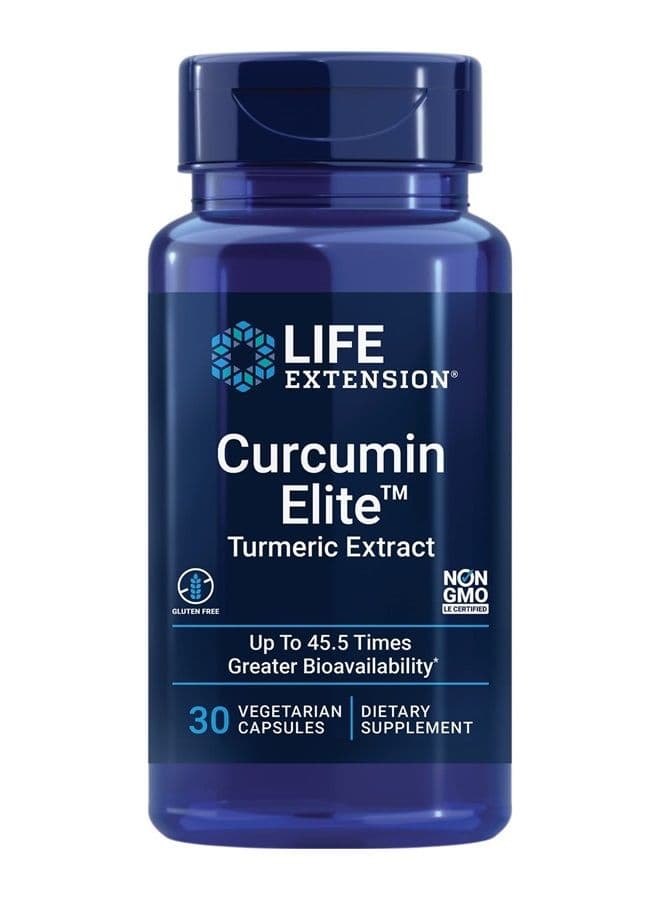 Curcumin Elite Turmeric Extract – 270x Better Absorption Than Standard Curcumin, Support A Healthy Inflammatory Response, Gluten Free, Non-GMO, Vegetarian—30 Vegetarian Capsules