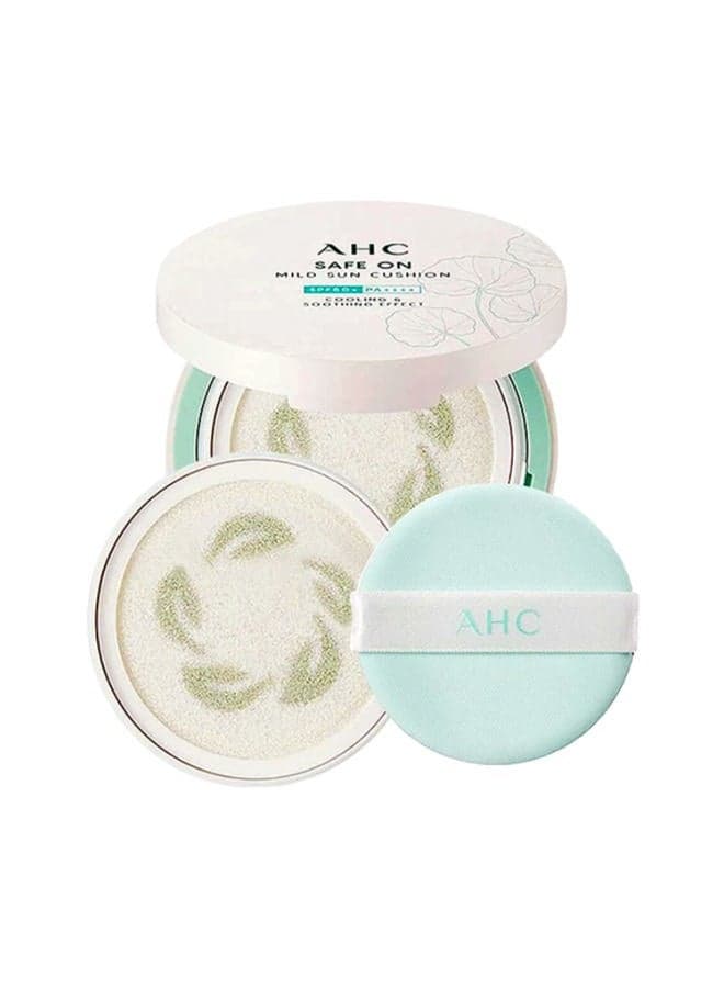 Safe On Mild Sun Cushion SPF 50+ PA++++(25g + Refill) UV Protection Wrinkle Improvement Cooling & Soothing Care