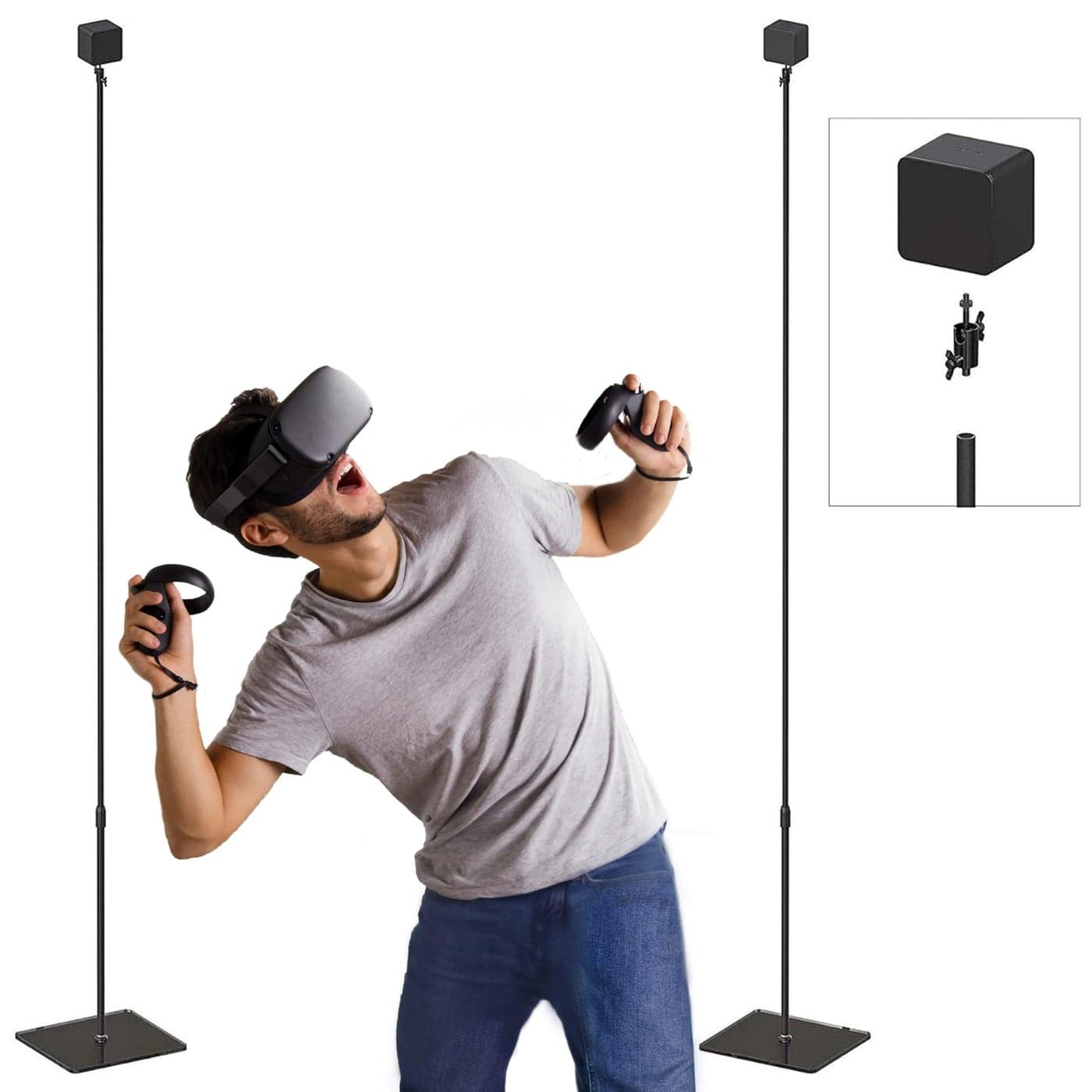 Skywin VR Tripod Stand Compatible with SteamVR Base Station 20 Base Station and Oculus Rift Constellation Only Stand